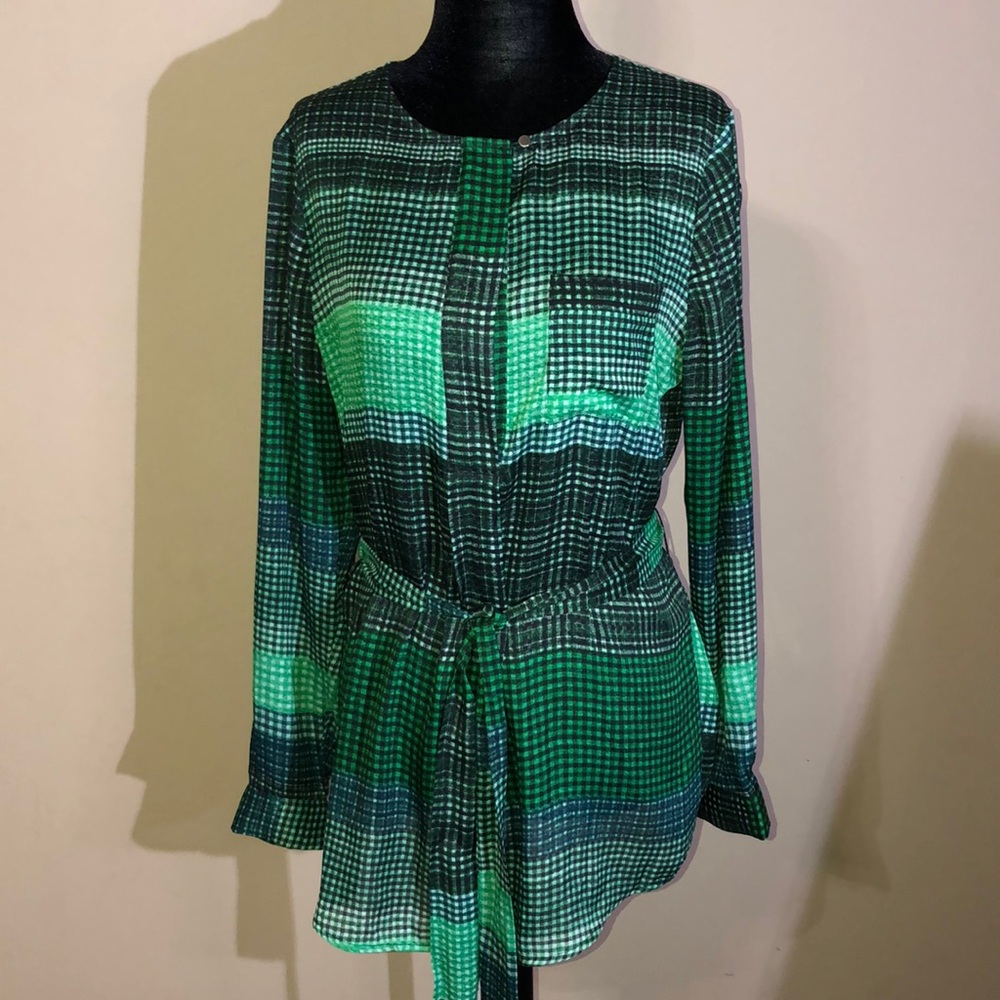 Liz Claiborne Checkered Shirt